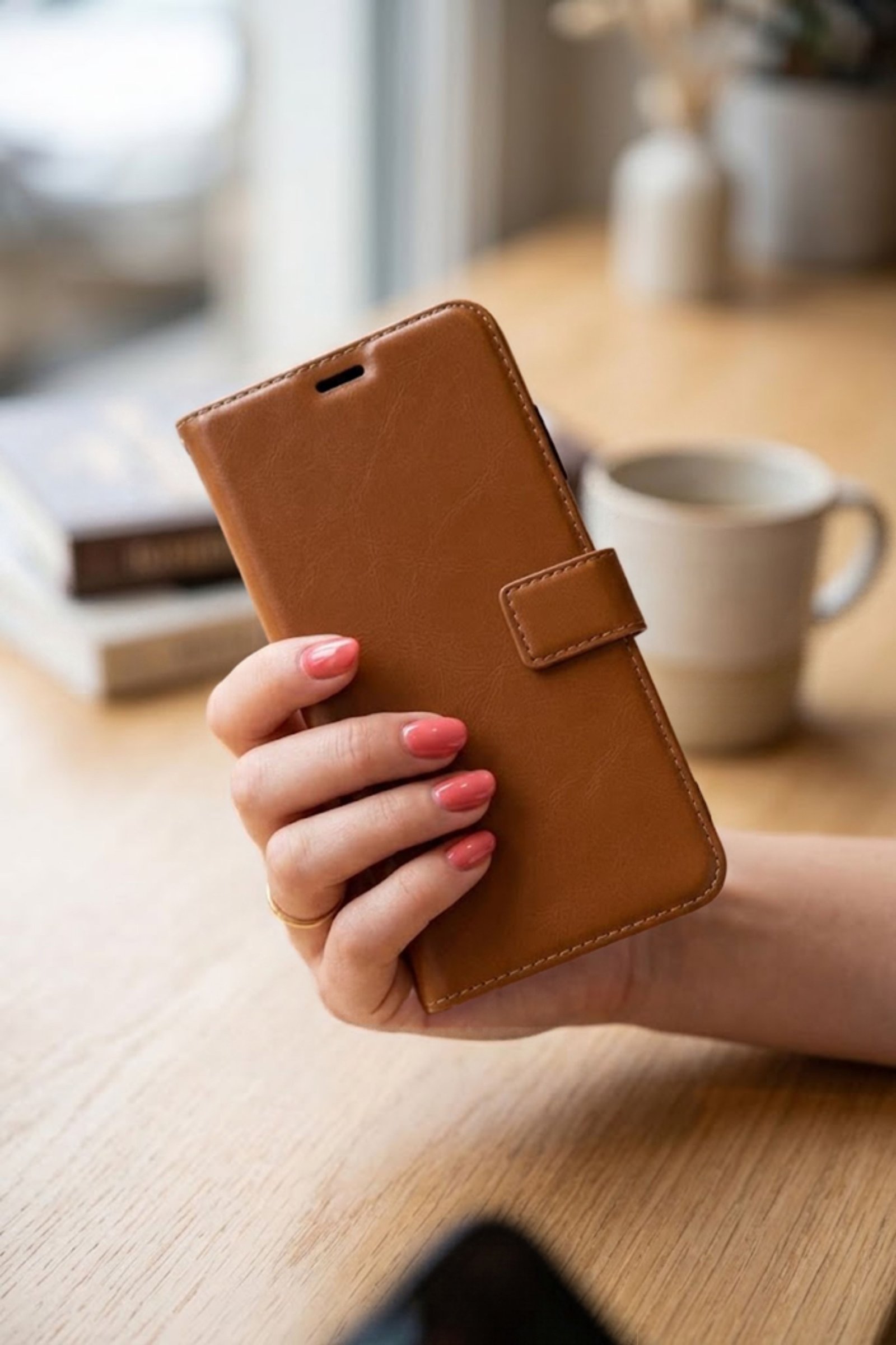 Redmi 10 2022 Kılıf 360 Tam Kaplar Deri Dokulu Kapaklı Cüzdan Standlı Kartvizitli Kopçalı Kapak