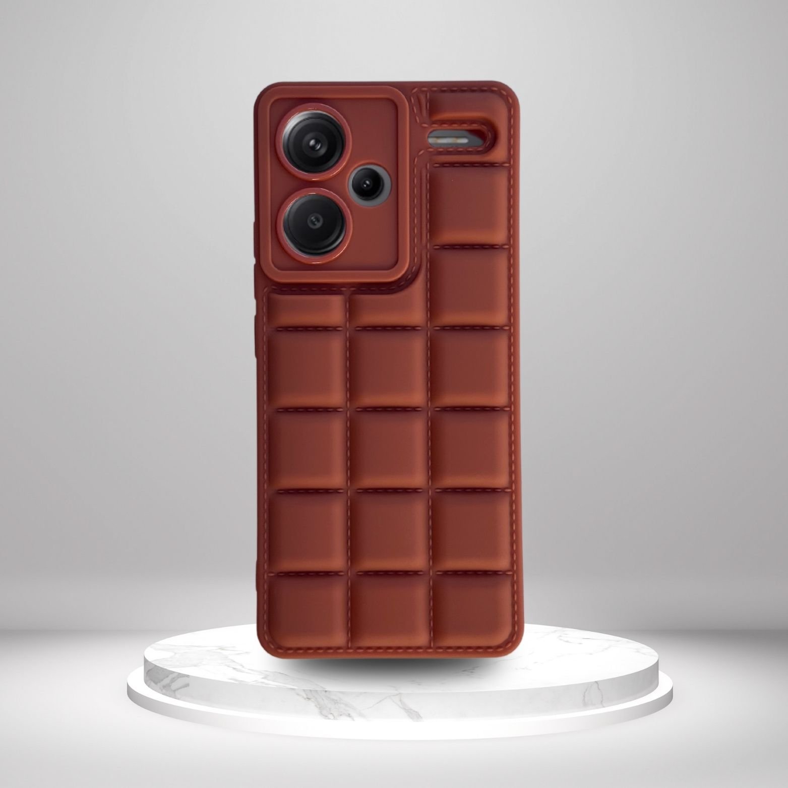Redmi Note 13 Pro Plus 5g Kılıf Puffer Şişme Kapitone Tasarımlı Kamera Korumalı Yumuşak Madlen Silikon Kılıf