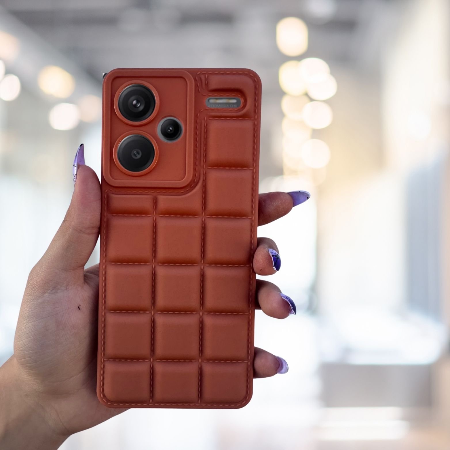 Redmi Note 13 Pro Plus 5g Kılıf Puffer Şişme Kapitone Tasarımlı Kamera Korumalı Yumuşak Madlen Silikon Kılıf